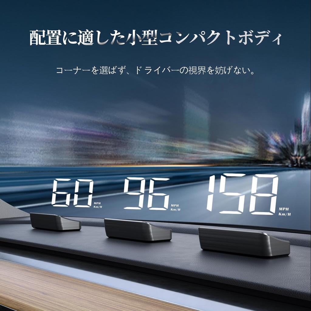 wiiyii HUD M2 Speedometer, GPS Smart Digital Speedometer HUD GPS