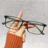 TR90 Material Bright Color Flat Eyeglasses Advanced Texture Without Degree Finished Product Sports Eyeglasses Flexible and Non Slip Style