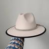 Bunte Perlen Fedoras Hut Herren Breiter Rand Fedoras Verbundener Jazzhut DIY Jazz Panama Schwarzer Hut Gorras para hombres