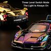 1:24 Scale Huayra BC 720S Sports Car Model Toy Sound Light Pull Back Supercar Shock Absorption Models Boys Gift Decoration