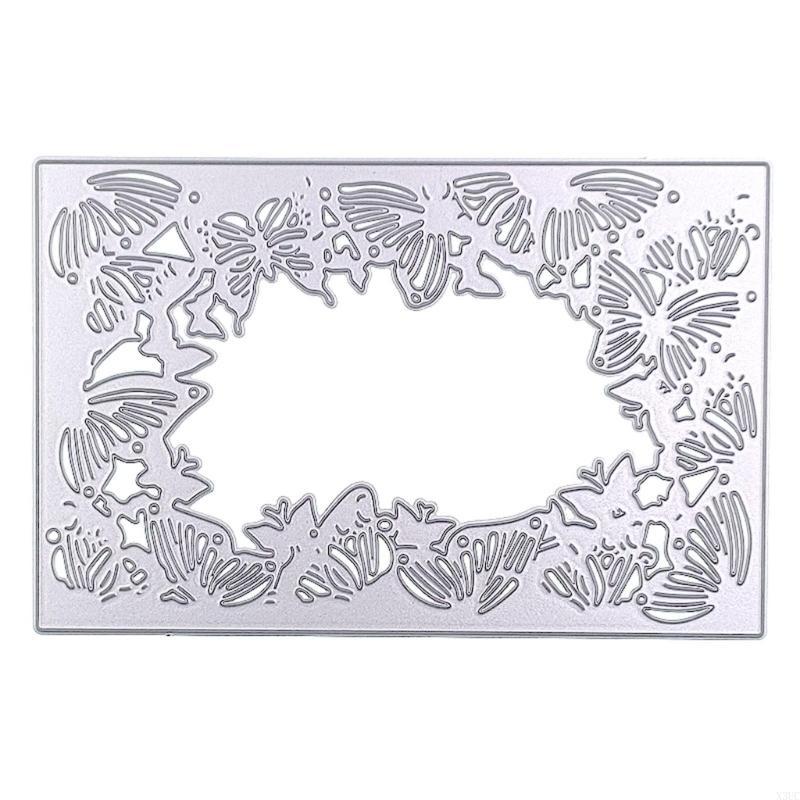 Metall-Stanzteile Einladungsrahmen Präge-Schablone Stanzformen für Kartenherstellung Scrapbooking Papierhandwerk DIY-Schablone X3UC