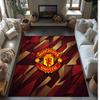 Manchester United Geprint Flanellen Vloerkleed Niet-Glijdend Zacht Polyester Vloerkleed Binnen Decoratie Mat voor Slaapkamer Woonkamer Bank