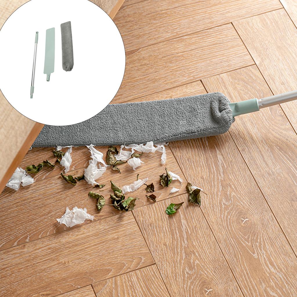 Extendable Microfiber Duster with Bendable Head for Tight Space and Hard to Reach Area