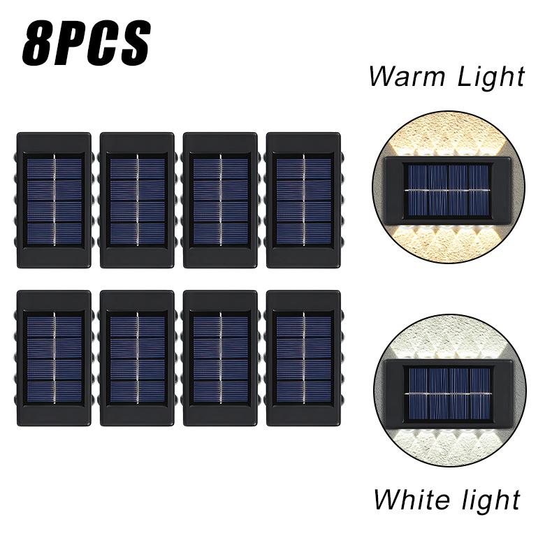 1-16PCS Solar Lamp Outdoor LED Lights IP65 Waterproof for Garden Decoration Balcony yard Street Wall Decor Lamps Gardening Light
