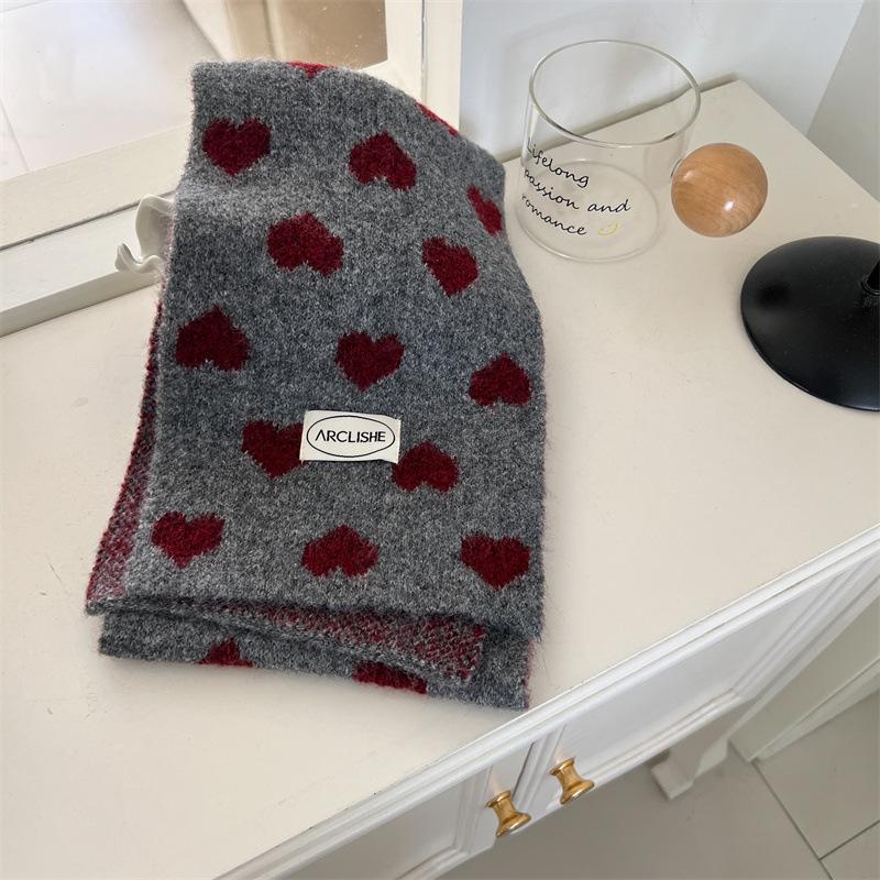 Korean Style Thick Wool Baby Scarf: Warm Knit Neck Warmer & Windproof Protector for Boys and Girls