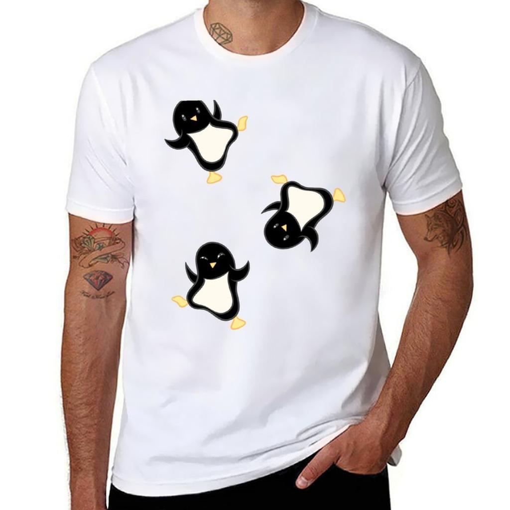 Penguins TShirt Outdoor Work Short Sleeve Top