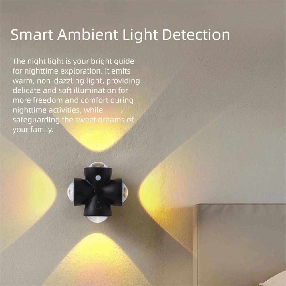 TYPE-C Fast Charging Intelligent Sensor Lamp Charging Wall Lamp  Corridor Passageway
