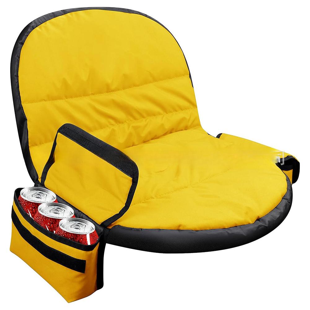 

1pc Riding Mower Seat Covers With Pockets Elastic Fit 600D Oxford Cloth Waterproof Wear-resistant Mower Protection Cover жёлтый