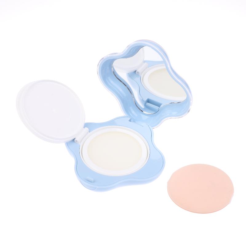 Air Cushion Foundation Diy Box Mini Cute Empty Puff Box Portable Mirror For Bb Cream Cosmetic Makeup Case Container With Sponge