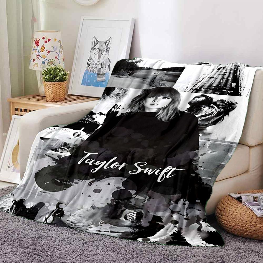 Taylor Swift Artwork Blanket Soft Throw Blanket For Home Bedroom Bed Sofa Travel Office Solid Christmas Blanket