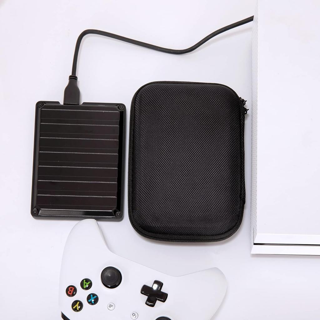 Ginsco Hard Shell Travel Case for Seagate Portable 1/2TB 5TB External Hard Drive,for UnionSine 500GB/1TB Ultra Slim Hard Drive,Universal HDD Case for