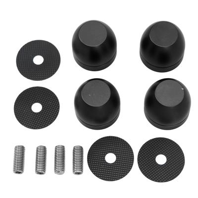 Lautsprecher-Isolationsständer Füße Set Aluminiumlegierung Verstärker Basis Pads Audio Schwingungsdämpfungs-Pads