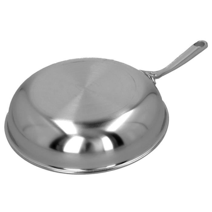 Frying Pan - DEMEYERE - Proline 7 - 20 Cm - 18/10 Stainless Steel - Compatible with All Heat Sources