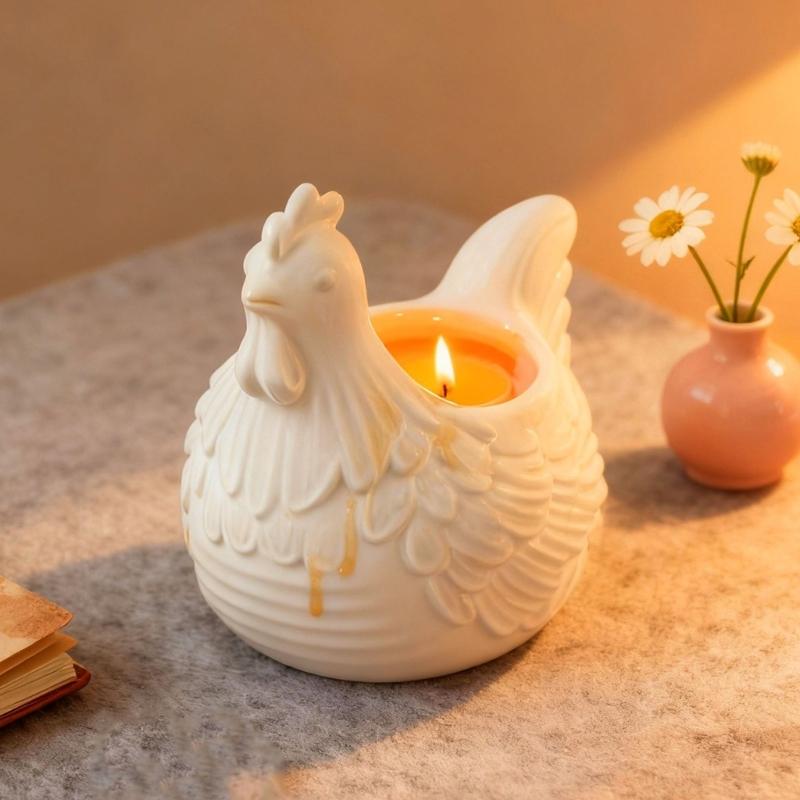 2Pcs Chick Silicone Candle Mold Multipurpose Silicone Mould For Candle Tealight Holder Easter Decoration Resin Casting