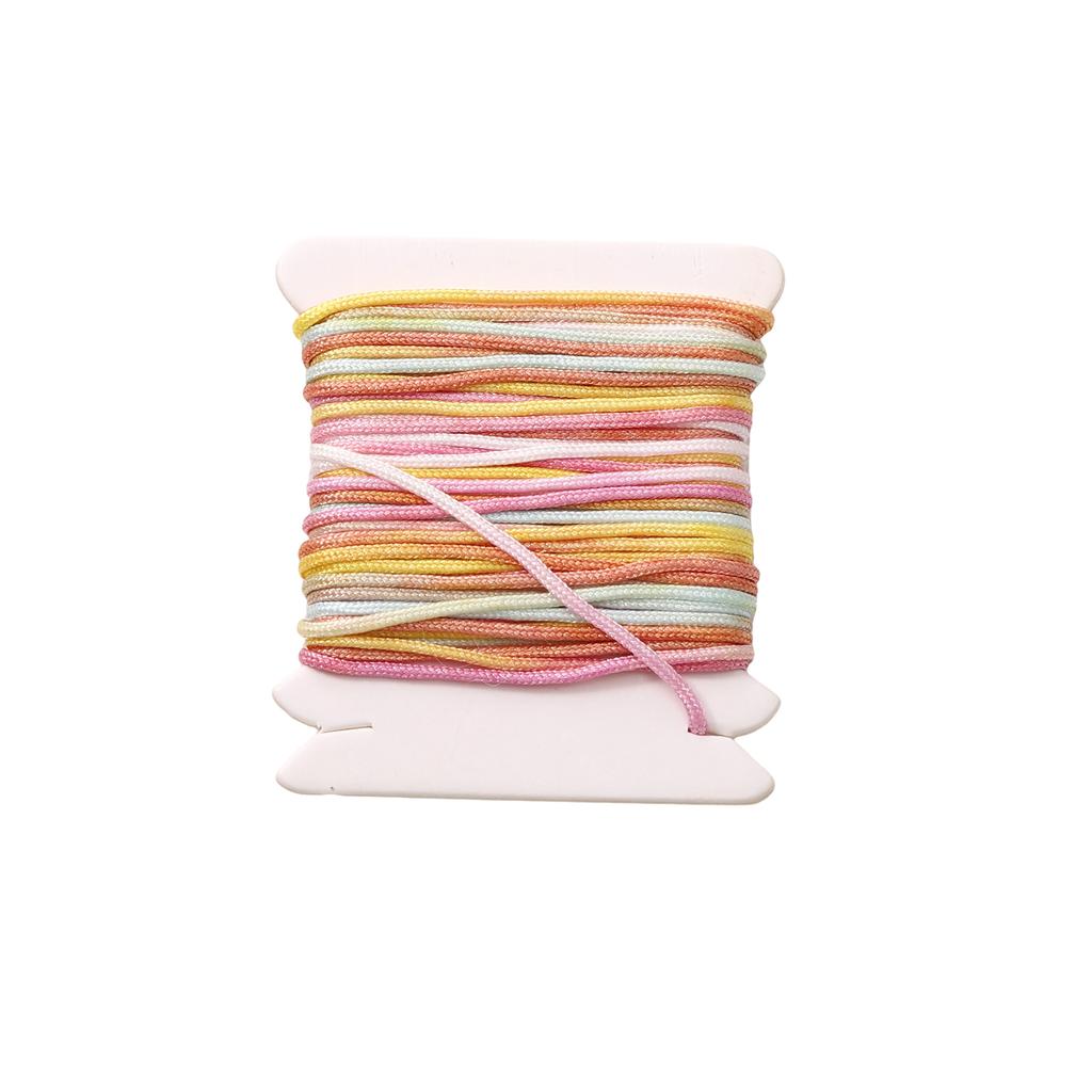 5-50m/lot 0.8mm Cotton Cord Nylon Cord Thread String DIY Beading Braided Bracelet Jewelry Making