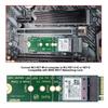 cablecc WiFi Riser Card NGFF Key-E Wireless Network Card - M.2 NGFF Key-M NVMe SSD Adapter WiFi 6 WiFi 7 Compatible