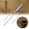 Fishing Holder Umbrella Ground Spike Foldable Beach Stand Outdoor Garden Parasol Insert Plug Pole Windproof Umbrella