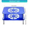 Aluminum Router Heat Sink Double Layer Structure Tool Free Setups Sleek Modern Design Airflows for WiFi Devices