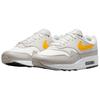 Nike Air Max 1 Essential Bianco Summit Oro University Scarpe da Ginnastica da Uomo Grigio Vasto-Verde FZ5808-105