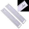 Efficient Sewing Patchwork Ruler Set 2PCS Ultrathin Soft Tools 21cm Scale