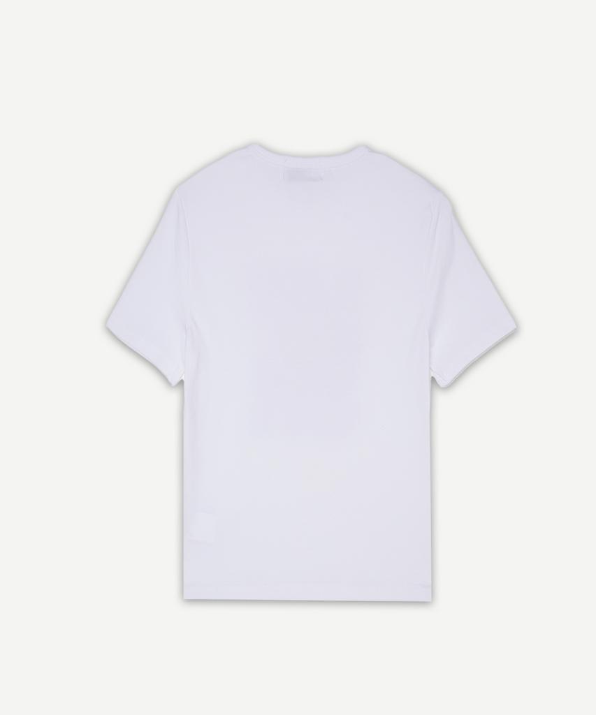 Haipaisaundeulepeoleonseu Lettering Logo T-Shirt, White