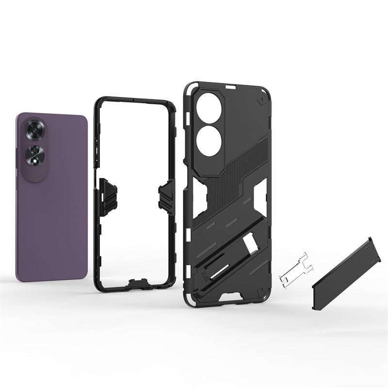 For OPPO A60 Case For OPPO A60 4G Cover Luxury Armor PC Bumper Shockproof TPU Silicone Protective Phone Back Cover For OPPO A60
