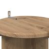 Plant Stand 2 Pcs Artisan Oak 29.5 X 29.5 X 60 Cm