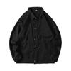 Men's Autumn/Winter Hong Kong Style Denim Jacket - Trendy Loose Fit, Korean Fashion, All-match Solid Color Casual Workwear.