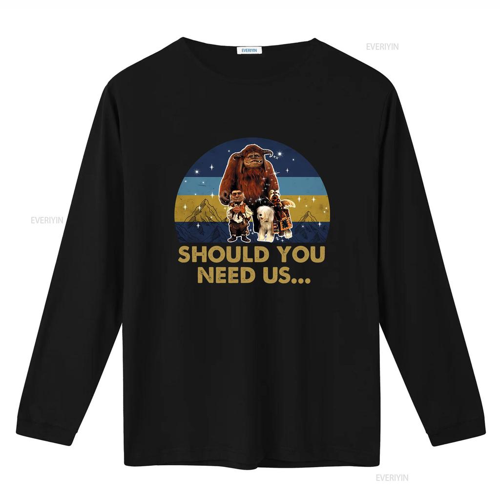 Labyrinth Should You Need Us Vintage T Shirt And Friends Movie Fan Vintage Washed Versatile Stretched Breathable
