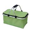 Cestino pieghevole per picnic, campeggio, shopping, isolato, borsa frigo, borsa a mano con cerniera, borse impermeabili
