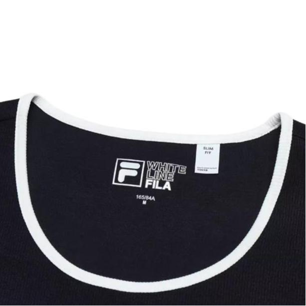 New FILA ORIGINALE T Shirt Women's Jet Black F11W429112FBK
