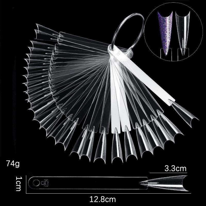 

Веерная палитра гель-лаков 50 цветов для дизайна ногтей