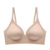 Women's Seamless Wire-Free V-Neck Mesh Bra - Comfortable and Soft Support Underwear