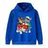 Kids Boys Girls Cartoon Dog Printed Hoodies Casual Long Sleeve Pullover Sweatshirt For Children Cute Comfortable Tops For Daily Wear