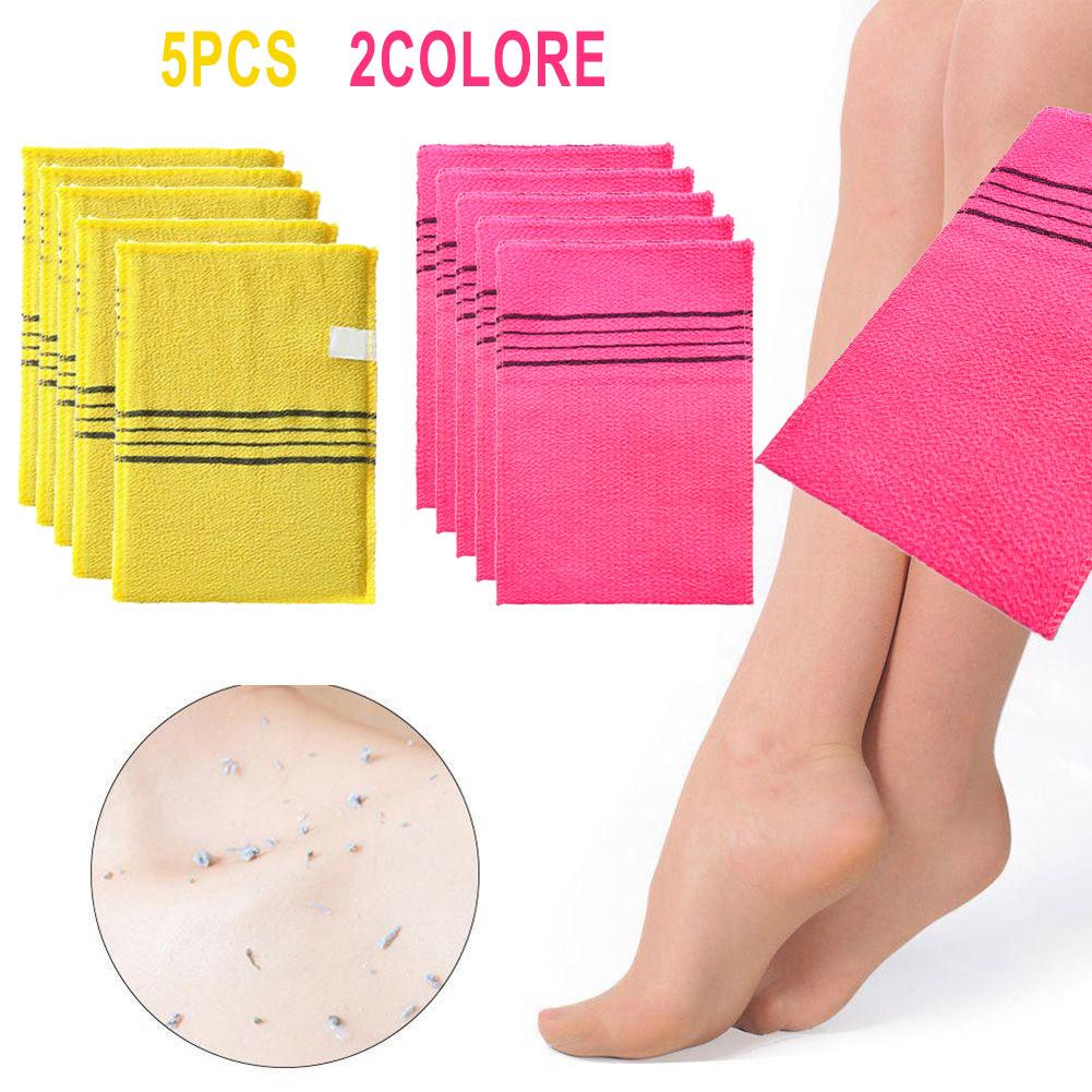 Bath Towel Exfoliating Bath Towel Exfoliate Skin Flat Mouth 14*18.5cm Coarse Sand Bath Towel Three-dimensional