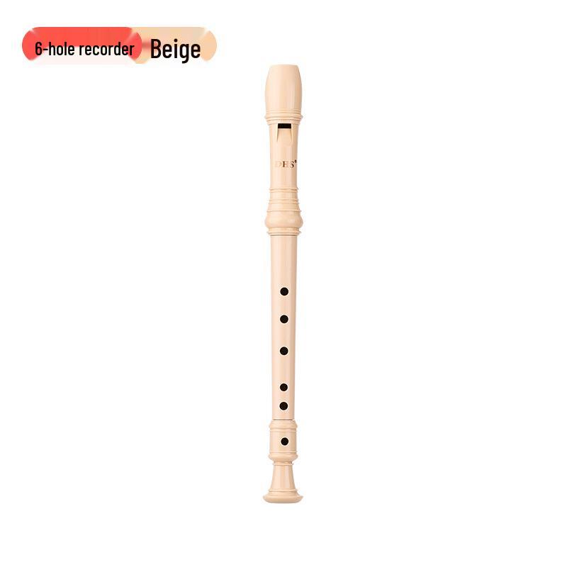 DHS Transparent German Style Soprano Recorder, 8-Hole for Beginners