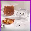 Cartoon Small Plates with Bases Garbage PlatesSquare Dried Fruit Plates Small Dishes