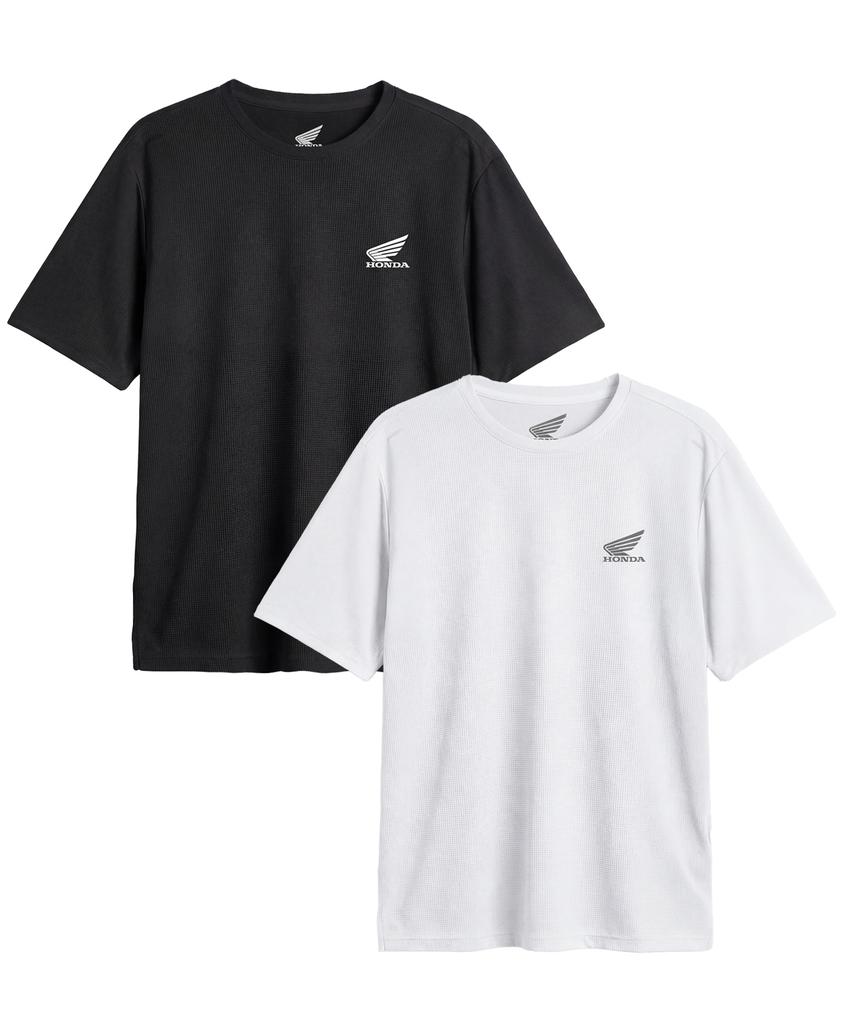 PHYPS MOTORCYCLE [2Pack] Speed Cool Mesh Short Sleeve White Black