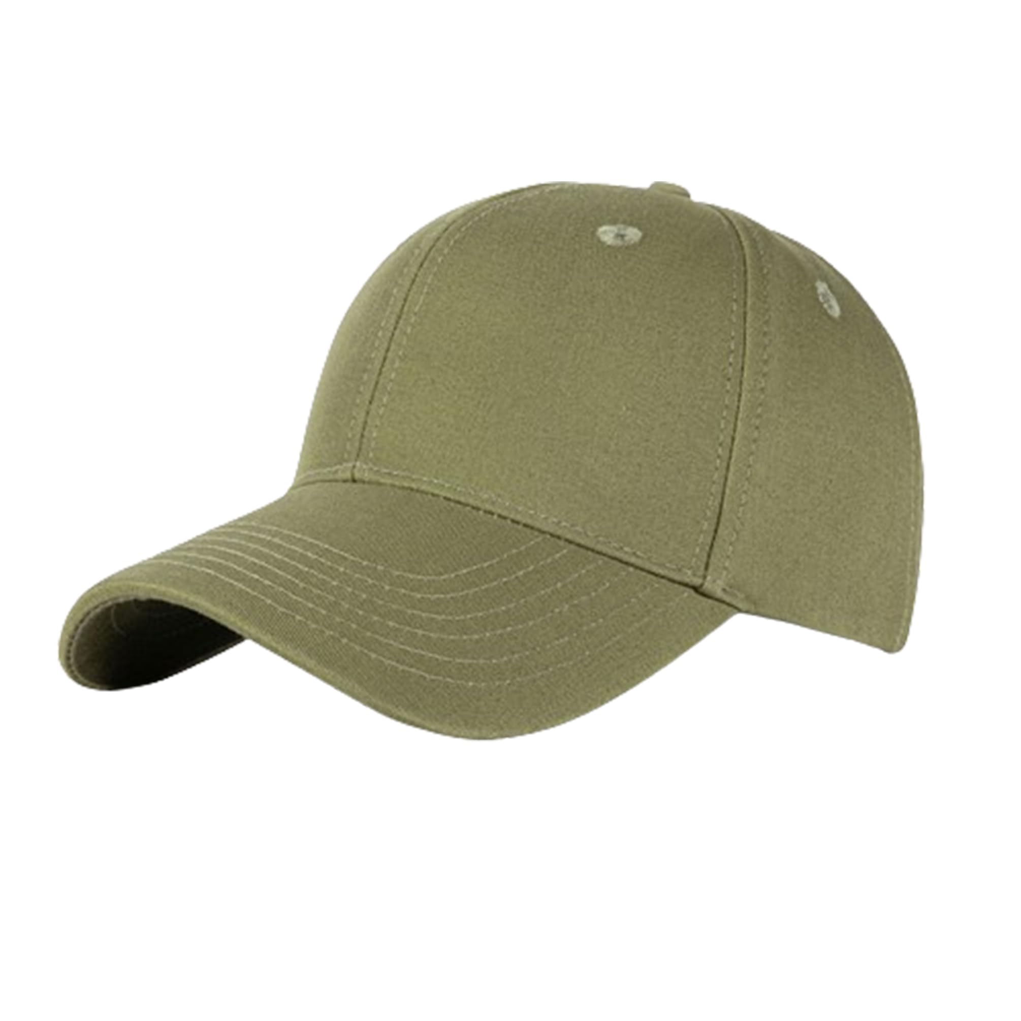 

Cap Deep Large Size Free Size Unisex Plain Simple Going Out Outdoor Olive Green [FOIROKASA]