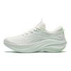 Anta Leaf 5 Shock Absorbing Wear Resistant Breathable Lightweight Low Top Running Shoes Women Sneaker White Green 922525575F-1