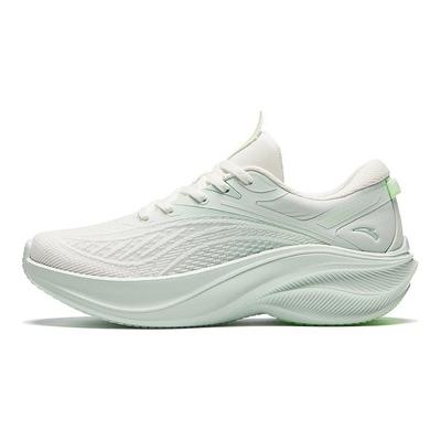 Leaf 5 Shock Absorbing Wear Resistant Breathable Lightweight Low Top Running Shoes Women Sneaker White Green 922525575F-1