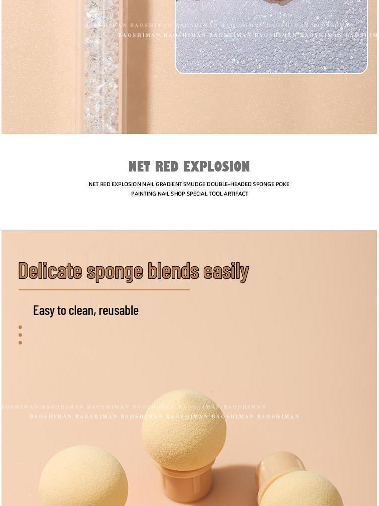 2023 Gradient Halo Double-Ended Dotting Pen for Nail Art