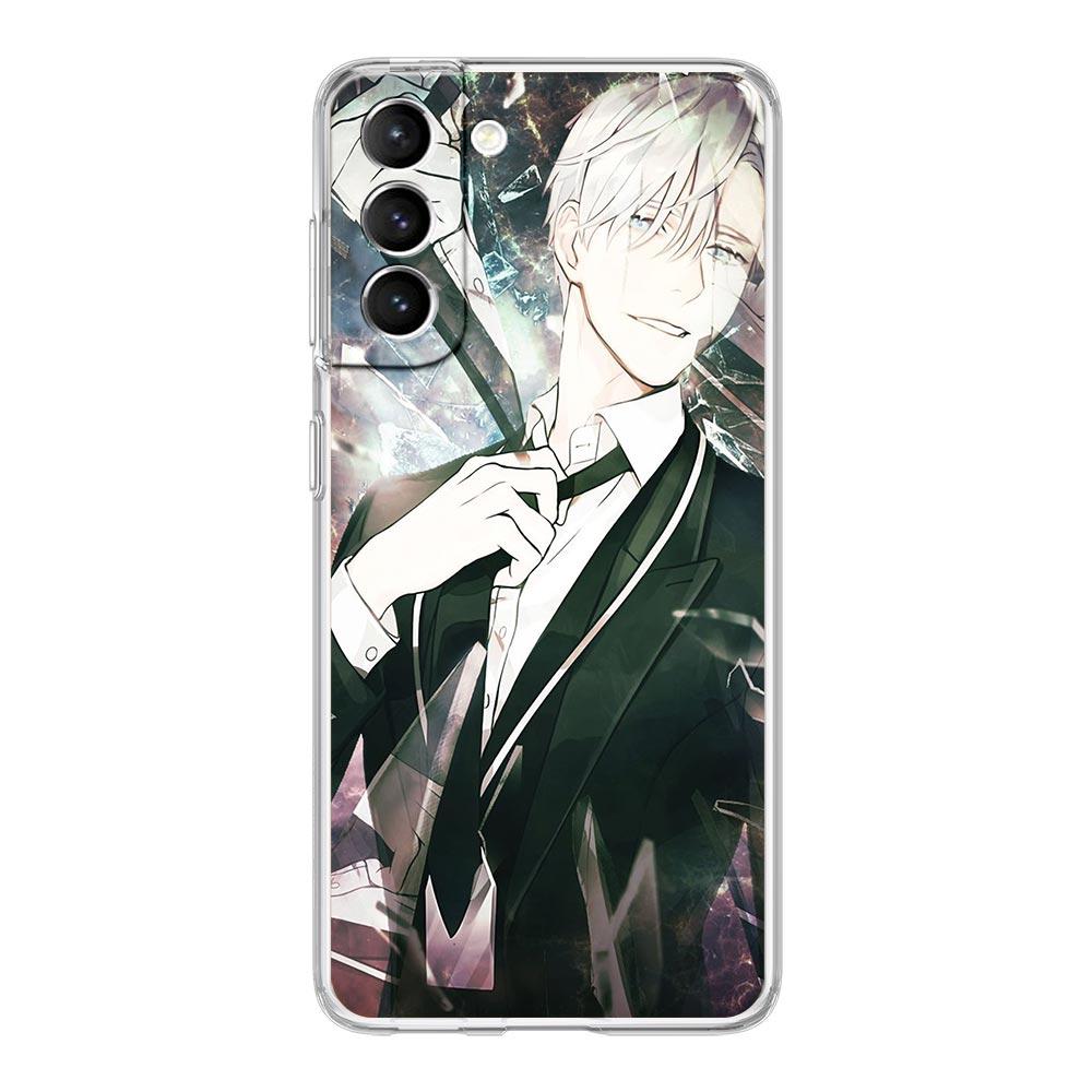 Yuri!!! On Ice Victor Nikiforov For Samsung Galaxy S22 S20 Ultra Phone Case S21 FE 5G S10E S9 S8 S10 Plus Note 20 Clear Cover