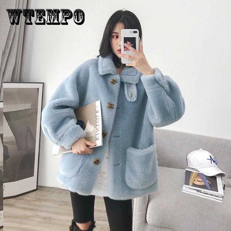 

Роскошное меховое пальто большого размера, зимнее женское шерстяное пальто, зимнее холодное теплое меховое пальто с длинными рукавами