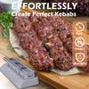 Manual Plastic Kebab Maker Press Machine - Reusable Large Kabob Skewer Mould for BBQ Party