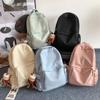 Solid Color Simple Student Schoolbag Japanese and Korean Casual Style Large Capacity Daily Fruit Color Backpack
