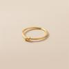 925 Sterling Silver Women's Open Ring - Niche Design Fashion for Index or Pinky Finger, Light Luxury, Individualistic Style.