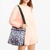 Puma Adjustable Strap Leopard Print Fabric Tote Shoulder Bag Unisex Bags Black White 077926-02