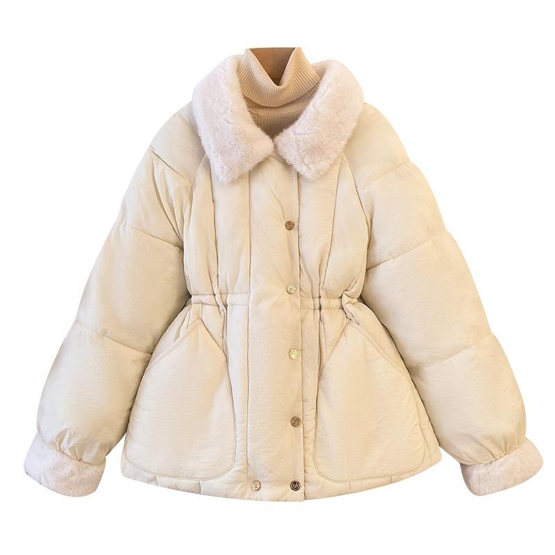 Season down cotton clothes women's small cotton clothes waist jacket tide