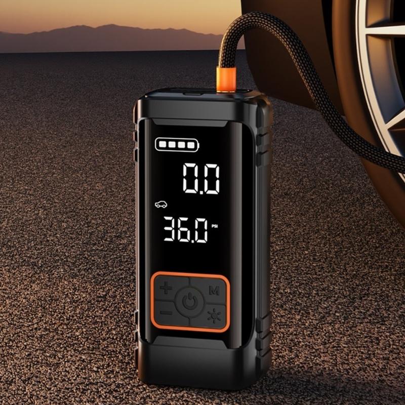 Multifunctional Digital Tire Inflator with Flashlight and Pressure Gauege Portable Air Compressor Universal Air Pumps